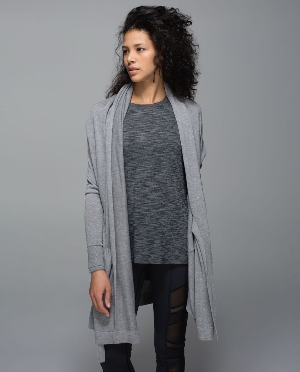 Lululemon Satnam Wrap - Heathered Medium Grey