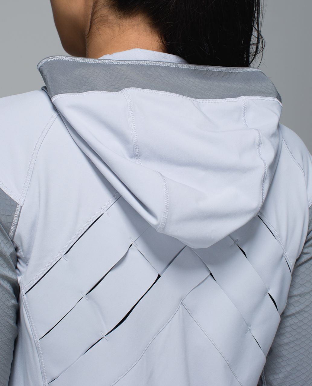 Lululemon Light Speed Jacket - Silver / Black / Silver Fox