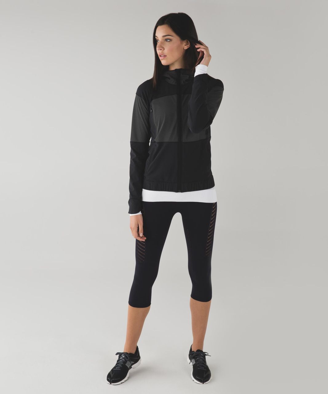 Lululemon Light Speed Jacket - Super Black / Black