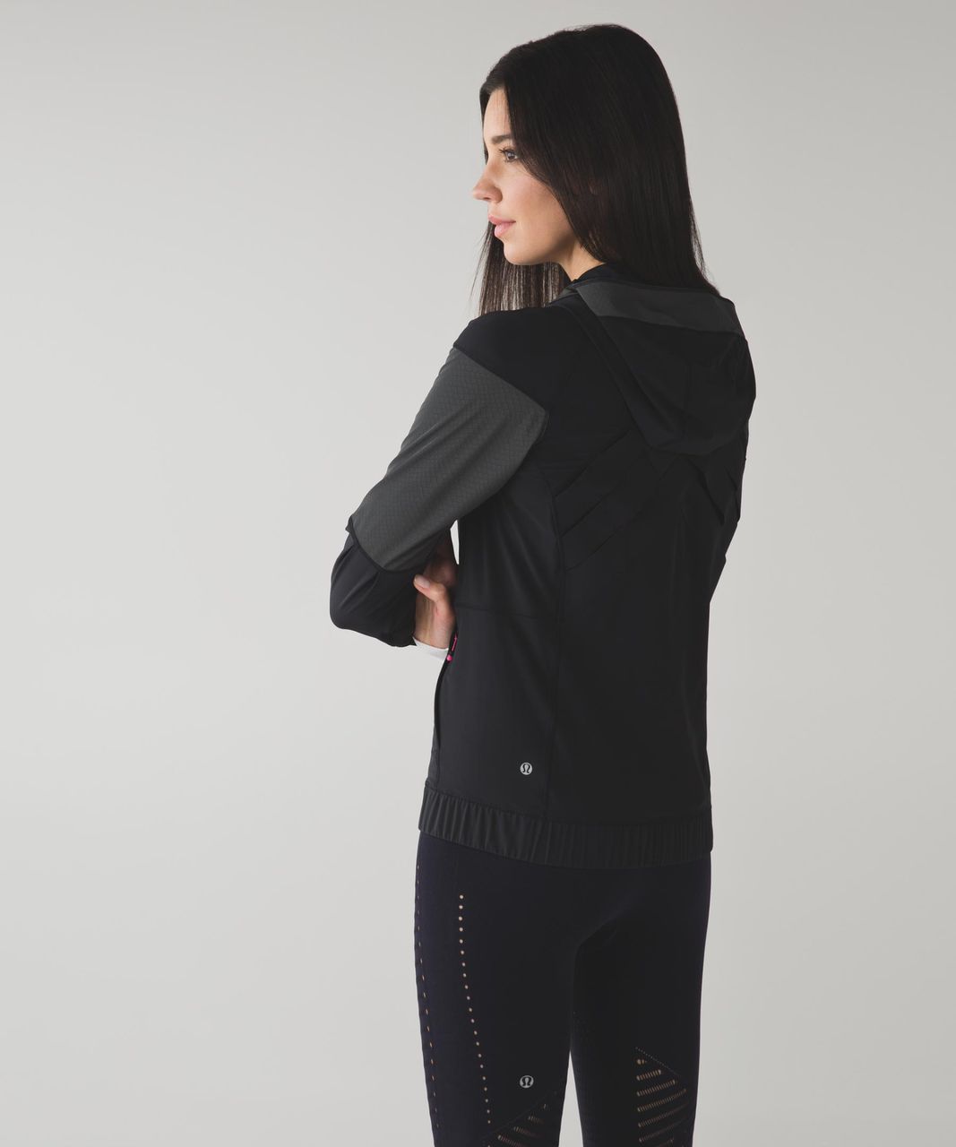 Lululemon Light Speed Jacket - Super Black / Black