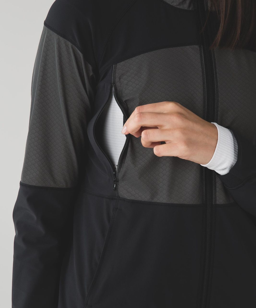 Lululemon Light Speed Jacket - Super Black / Black