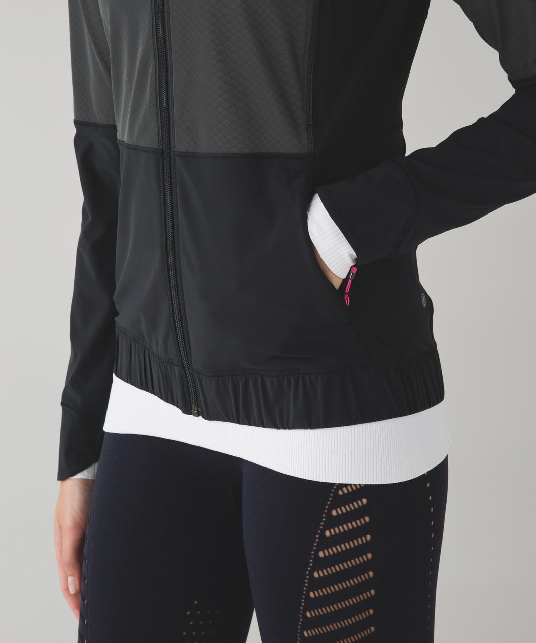 Lululemon Light Speed Jacket - Super Black / Black