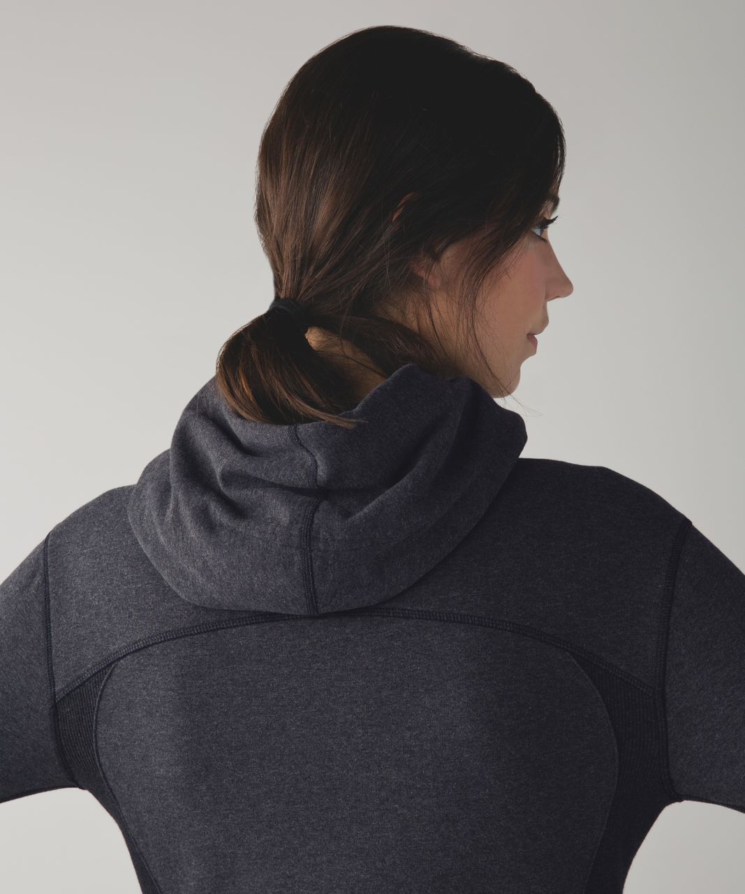 Lululemon On The Daily Hoodie - Heathered Speckled Black / Heathered Black