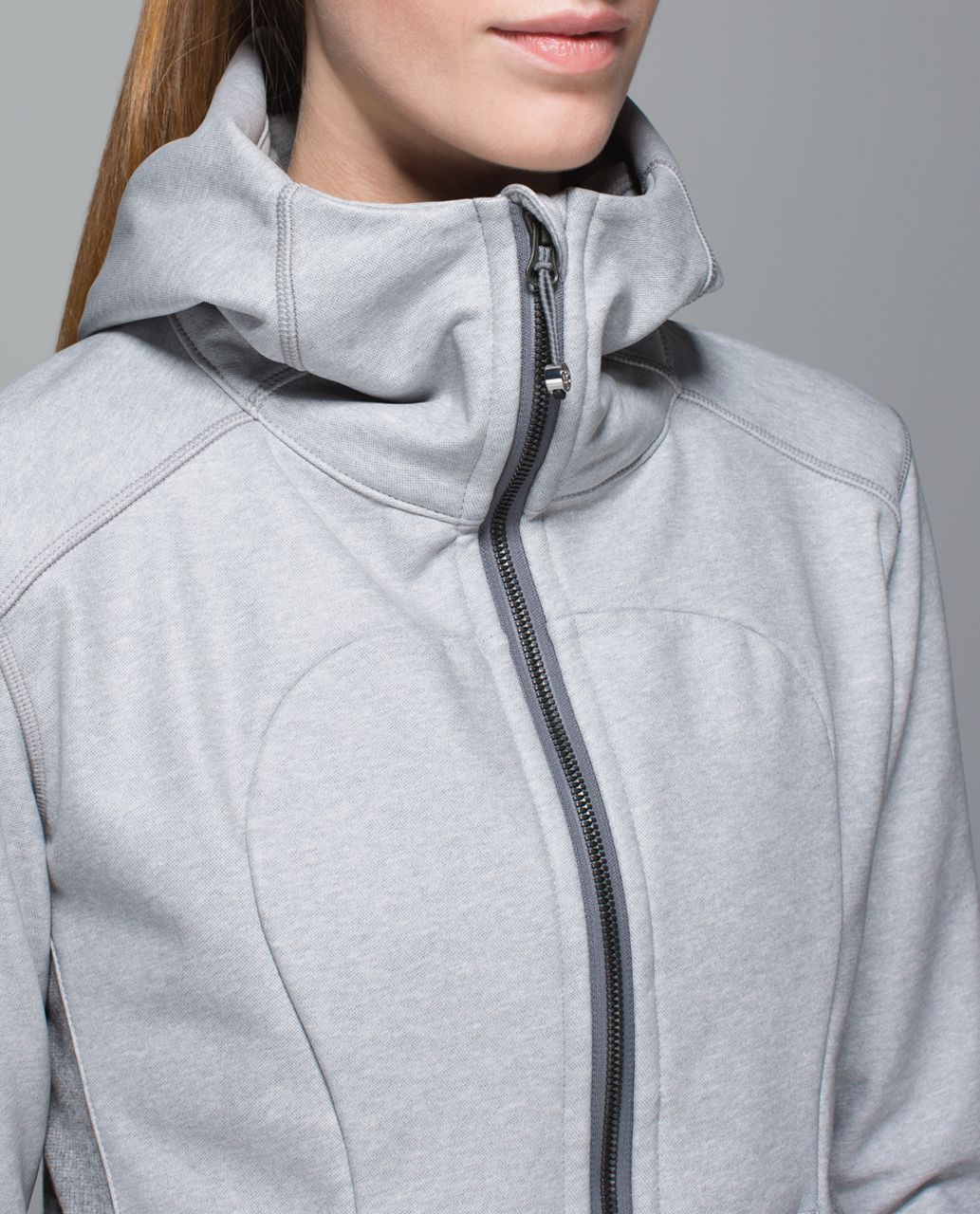 Lululemon On The Daily Hoodie *PU Coated - Heathered Medium Grey