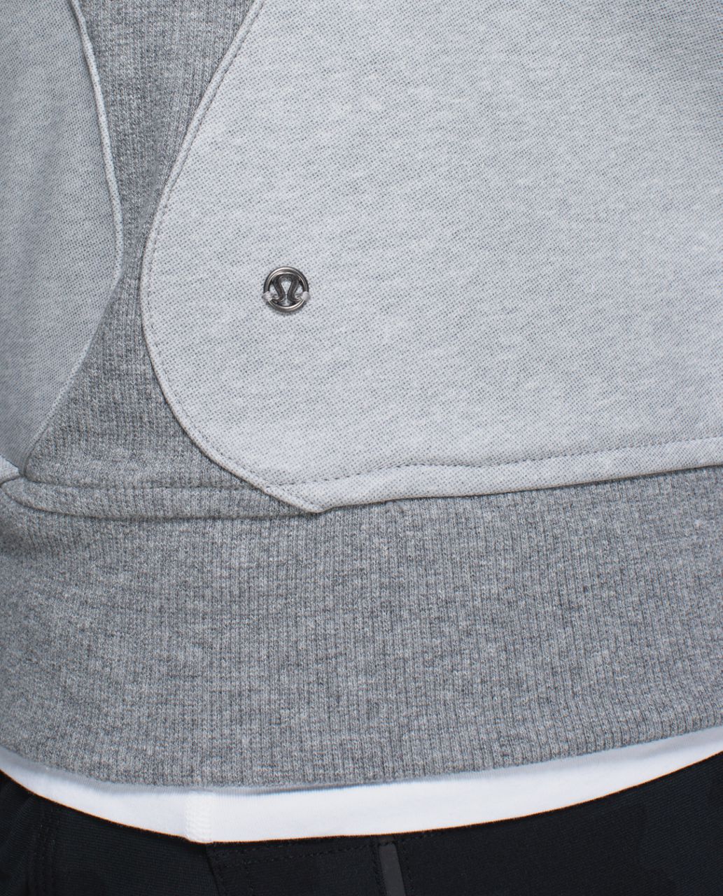 Lululemon On The Daily Hoodie *PU Coated - Heathered Medium Grey