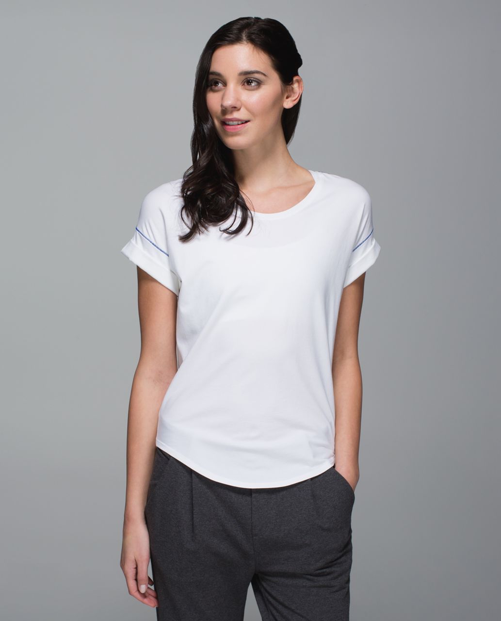 Lululemon Weekend Short Sleeve - White - lulu fanatics