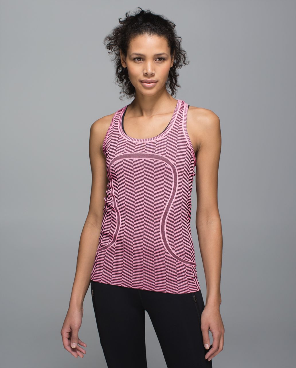 Lululemon Run:  Swiftly Tech Racerback - Heathered Vintage Pink