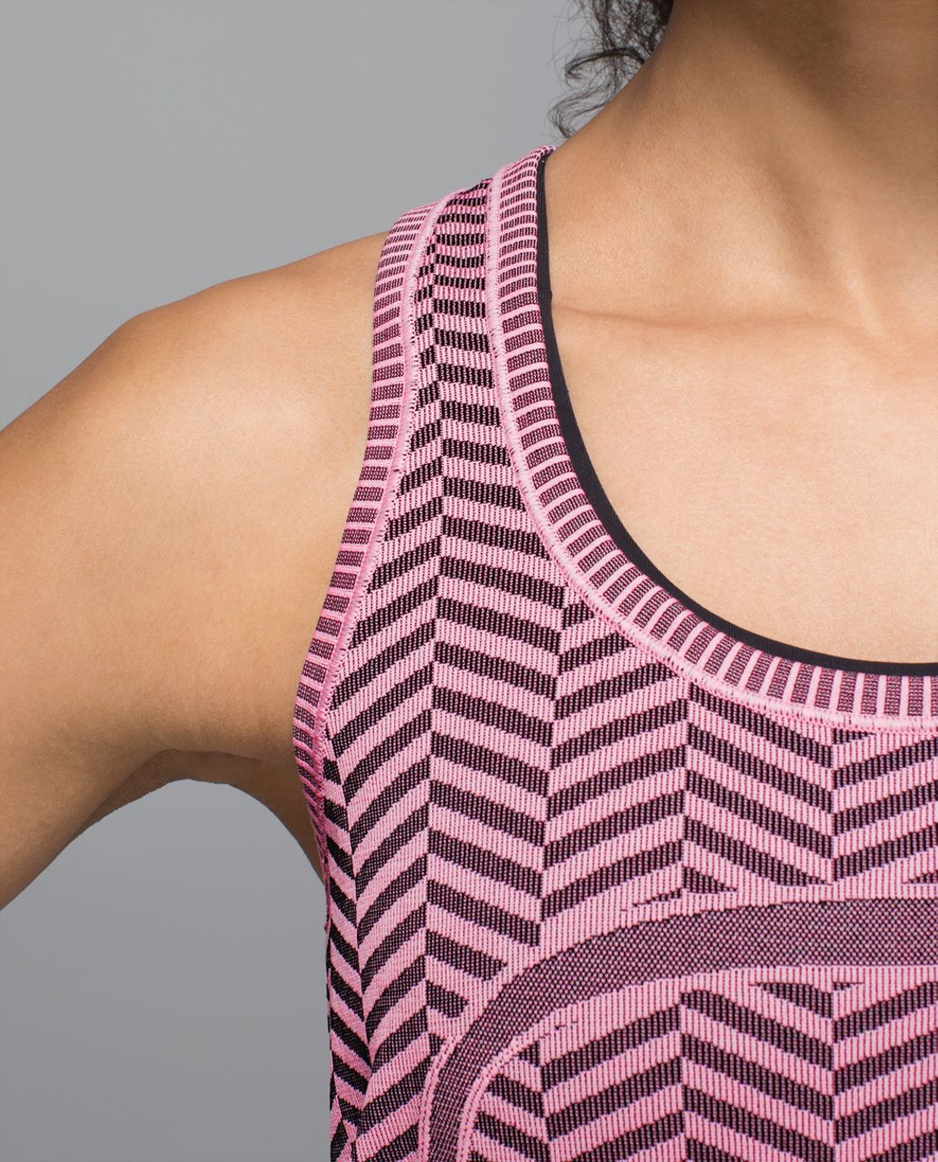 Lululemon Run:  Swiftly Tech Racerback - Heathered Vintage Pink