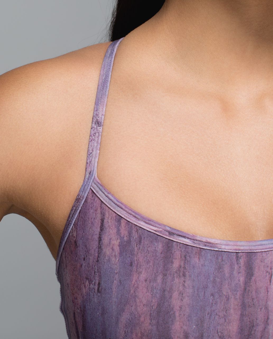 Lululemon Flow Y Bra IV - Mini Hazy Horizon Storm Mauve Bark Berry / Storm Mauve