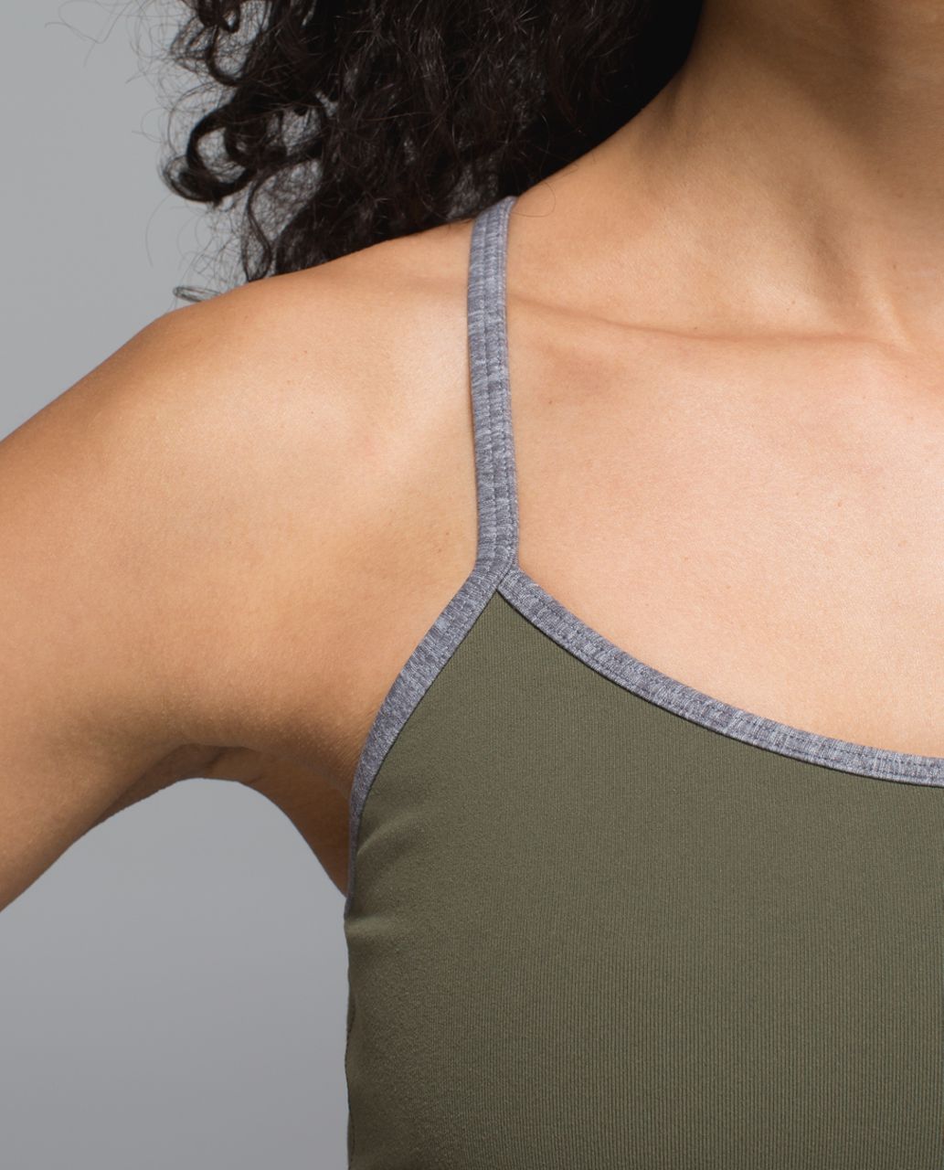 Lululemon Flow Y Bra IV - Savasana Camo 20cm Fatigue Green - lulu fanatics