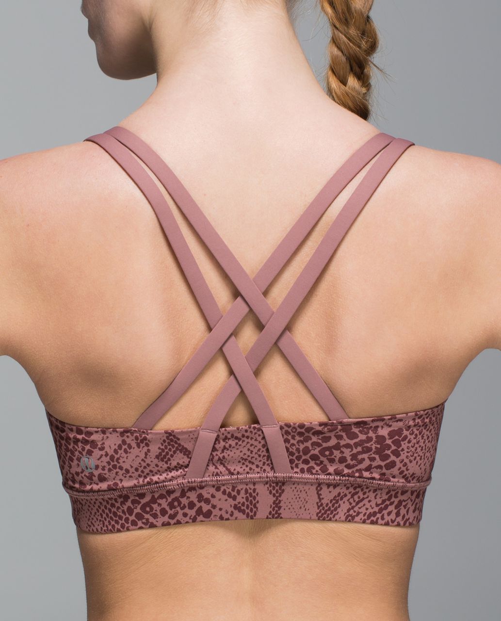 Lululemon Energy Bra - Desert Snake Bark Berry Multi / Bark Berry