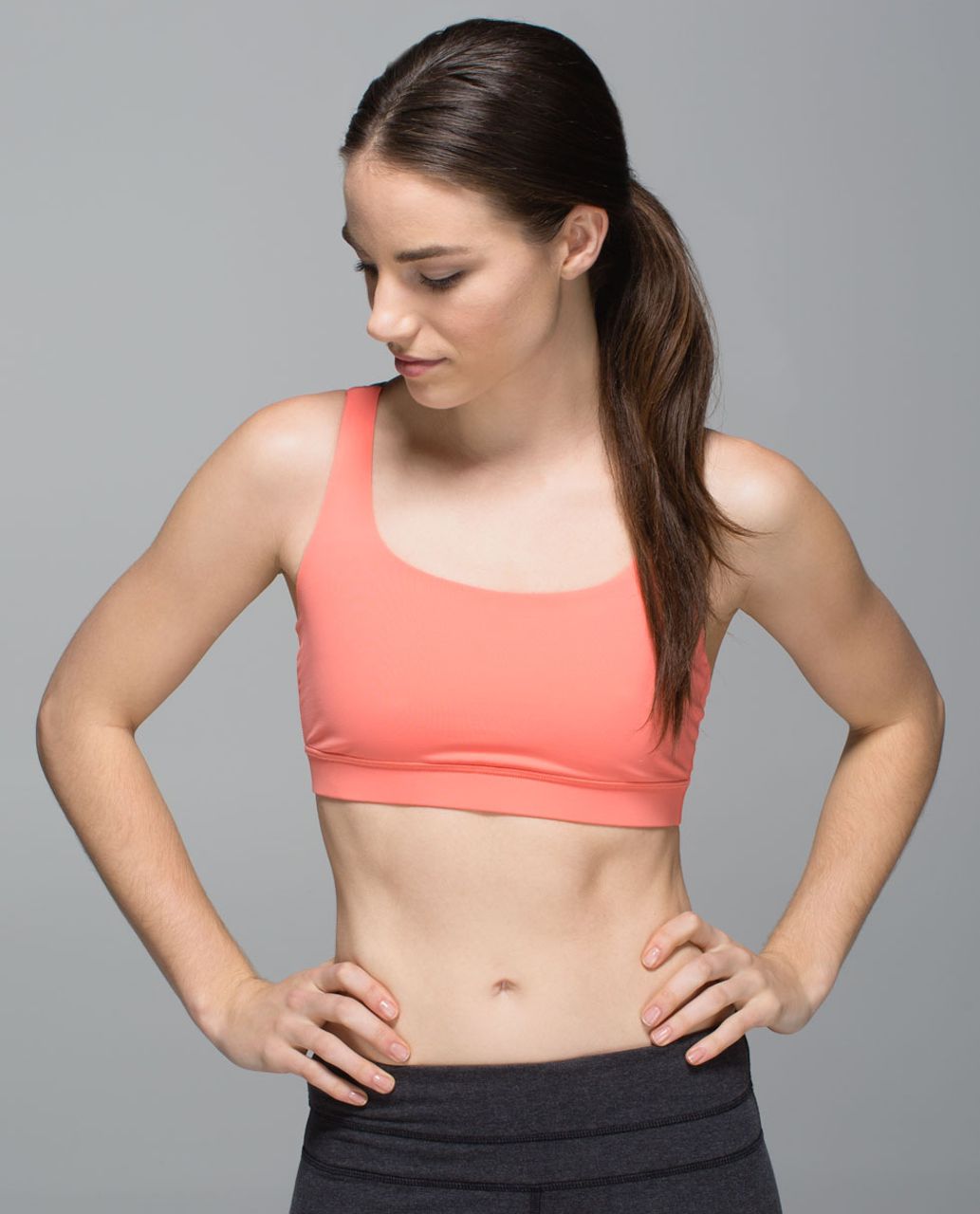 Lululemon Energy Bra - Plum Peach / Heathered Slate