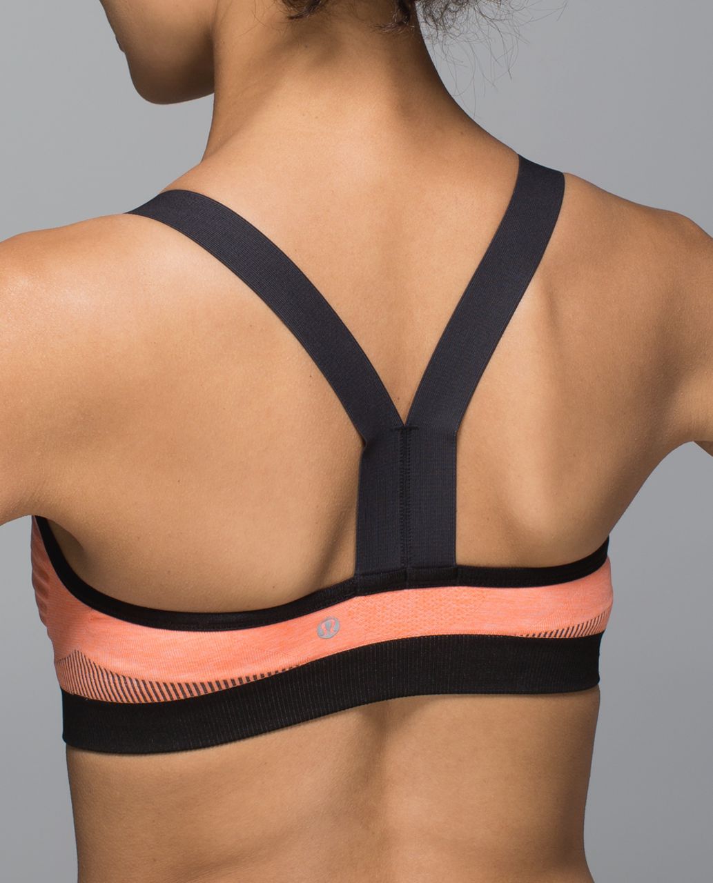 Lululemon Hold Your Om Bra - Heathered Plum Peach