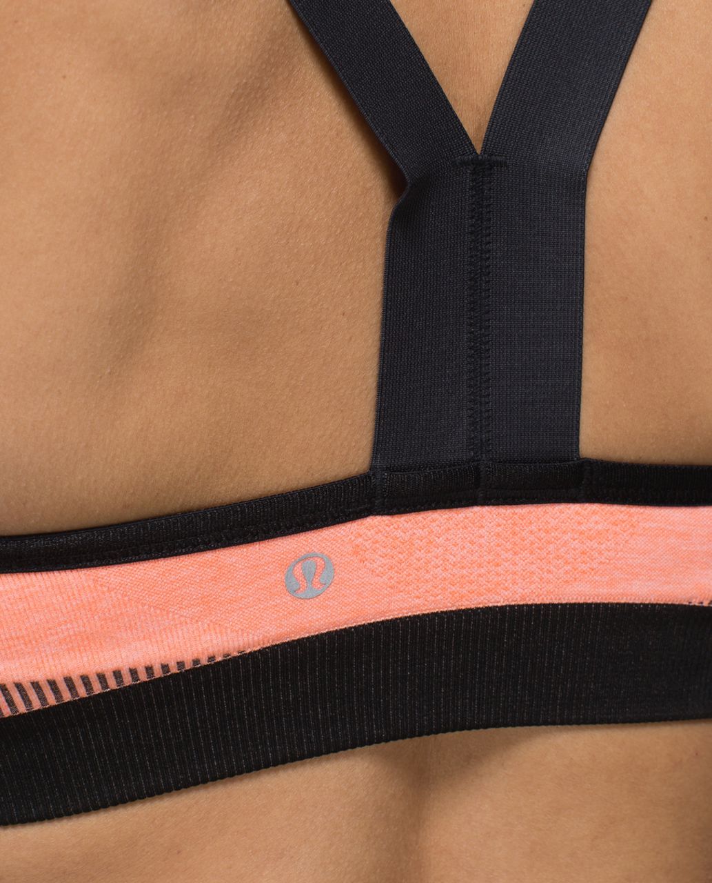 Lululemon Hold Your Om Bra - Heathered Plum Peach