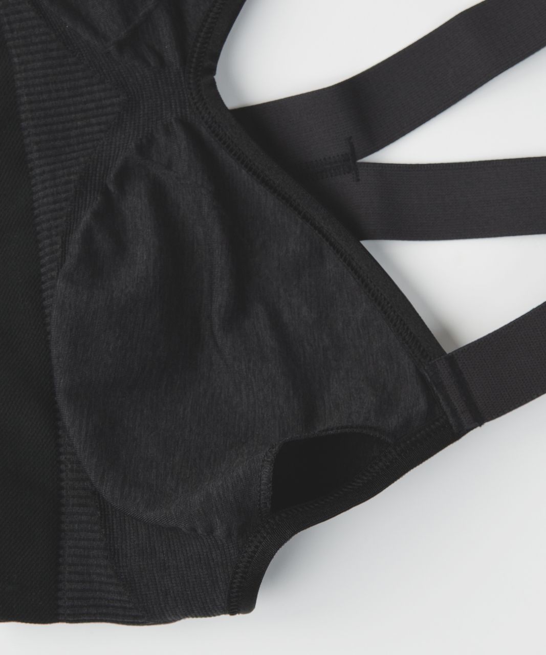 Lululemon Hold Your Om Bra - Heathered Black