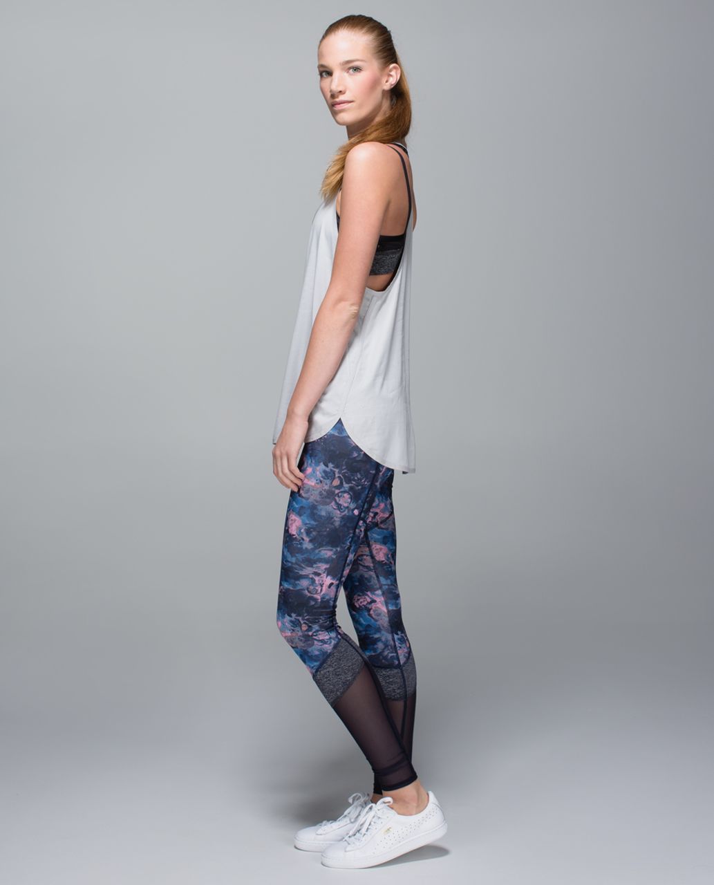 Nylora Levee Legging in Iridescent Olive Brown & Blue Dusk Combo