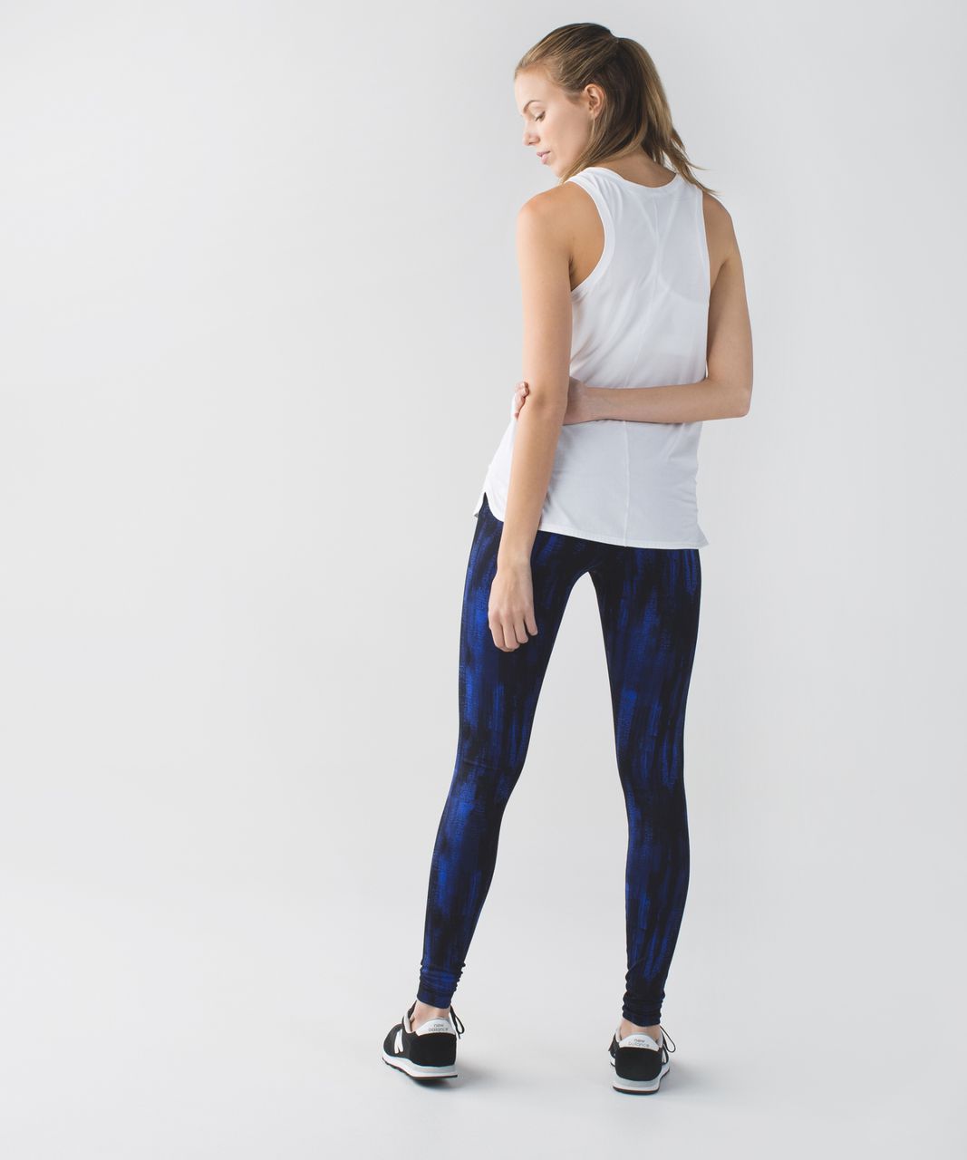 Lululemon Wunder Under Pant *Full-On Luon (Roll Down) - Nightsky Harbor Blue Black