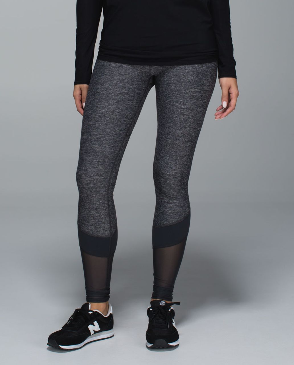 Lululemon If You're Lucky Pant - Heathered Black / Deep Coal / Black