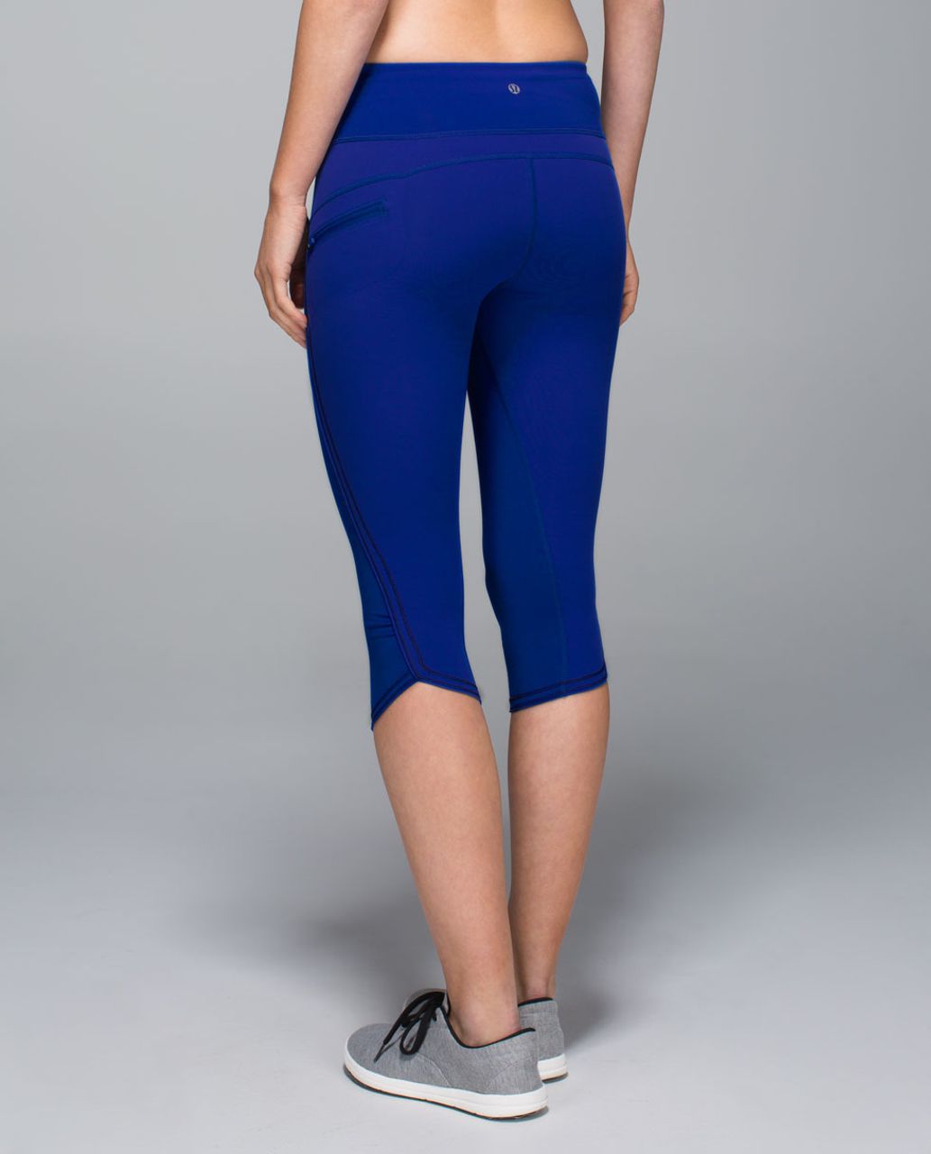 Lululemon Run:  Top Speed Crop - Harbor Blue