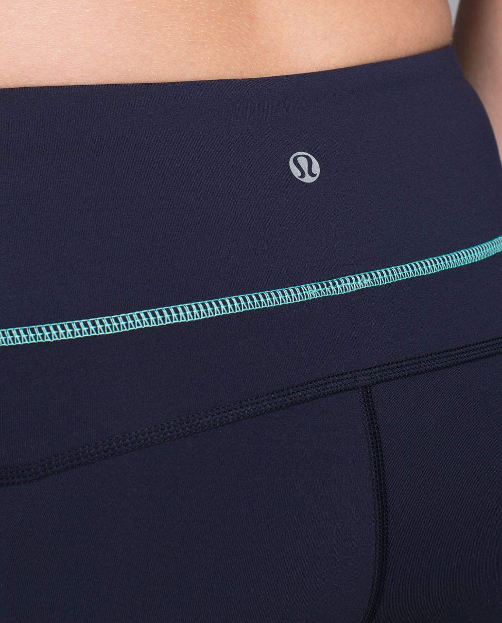 Lululemon Run:  Top Speed Crop *Full-On Luxtreme - Blushed Illusion Multi / Naval Blue