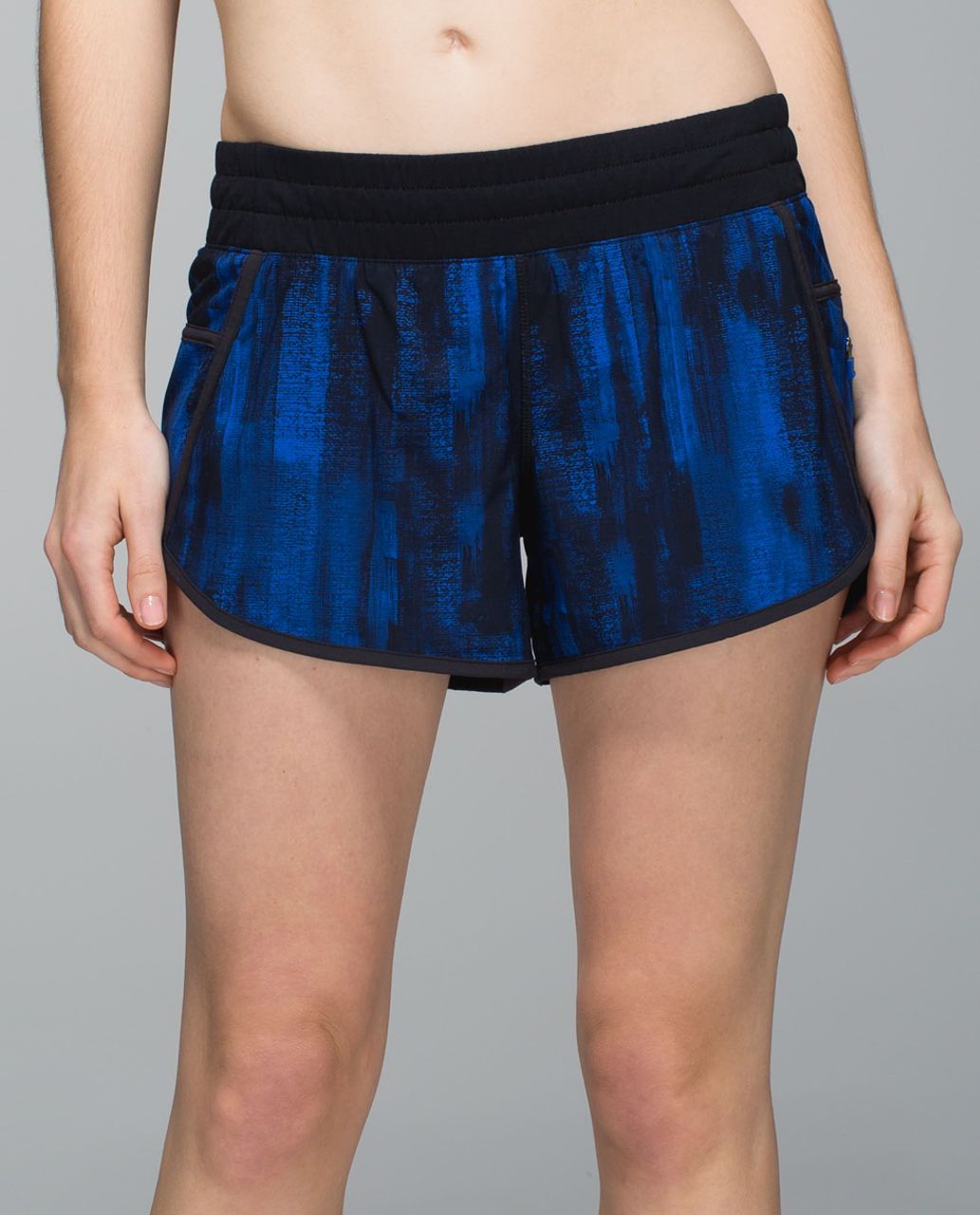 Lululemon Two With One Short (Reversible 3) - Midnight Navy / Chakra Print  Blueberry Jam Midnight Navy - lulu fanatics