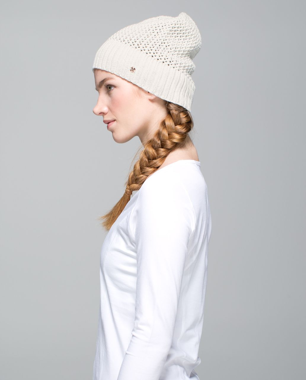 Lululemon Mind Your Practice Toque - Silver Spoon / White