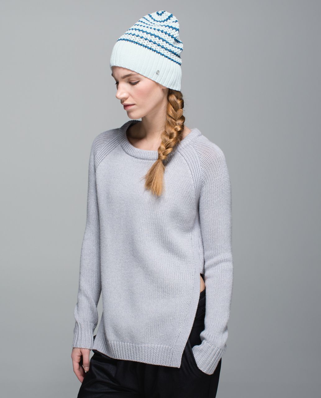 Lululemon Mind Your Practice Toque - Almost Blue / Hawk Blue