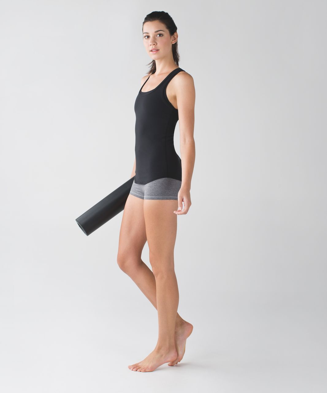 Lululemon Boogie Short (Roll Down) - Heathered Slate