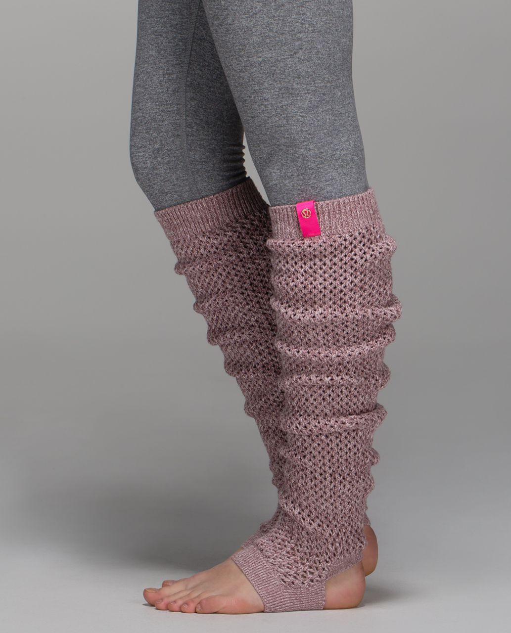 Lululemon Mind Your Practice Leg Warmer - Strawberry Milkshake / Bark Berry