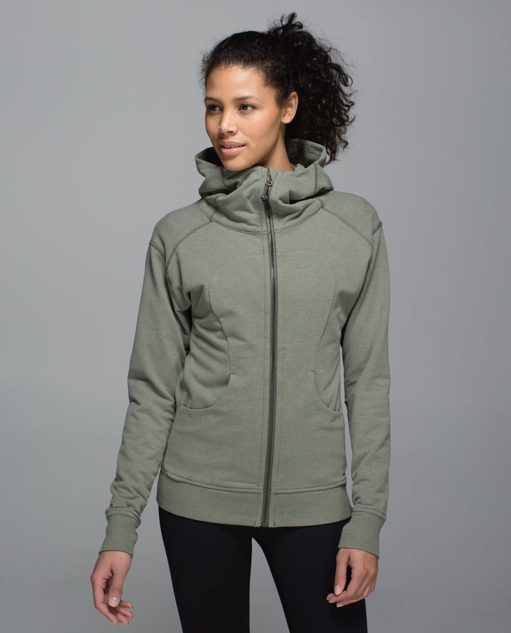 Lululemon On The Daily Hoodie - Heathered Fatigue Fog