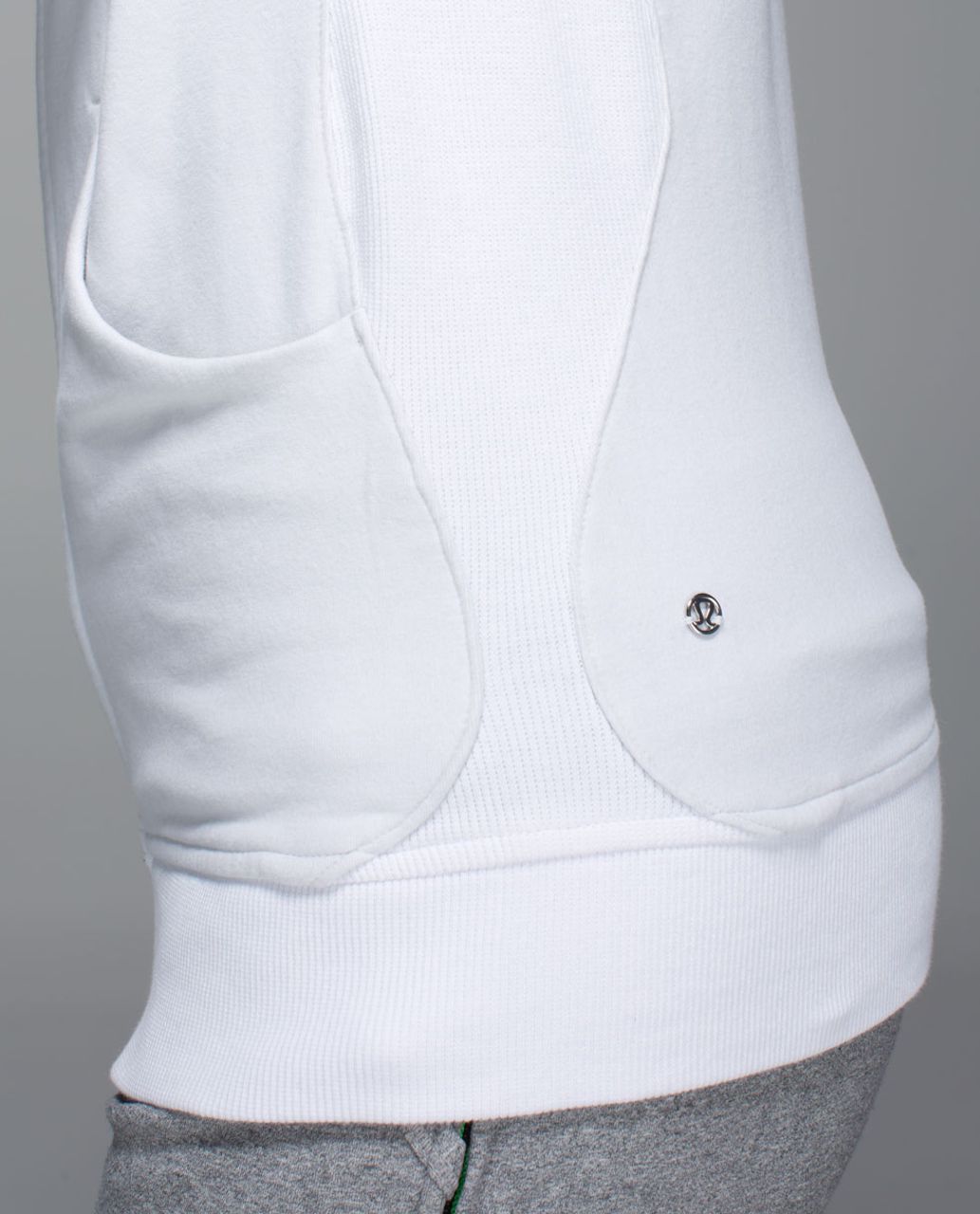 Lululemon On The Daily Hoodie - White / Silver Spoon / White / Heathered White