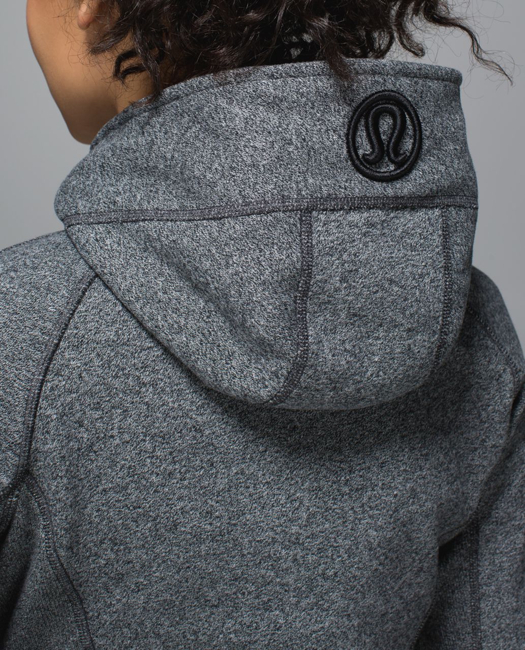 Lululemon Scuba Hoodie II - Heathered Speckled Black