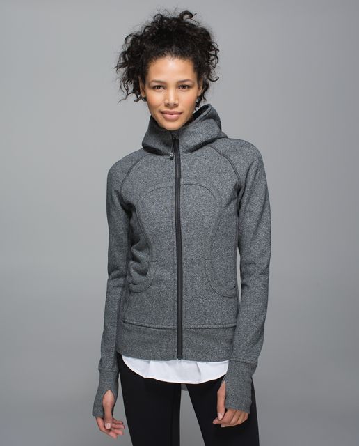 Lululemon Scuba Hoodie II - Heathered Medium Grey / Ambient Grey - lulu ...