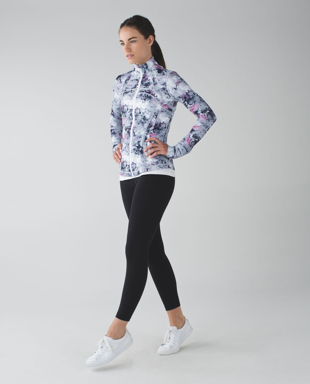 Lululemon Define Jacket - Moody Mirage White Deep Navy