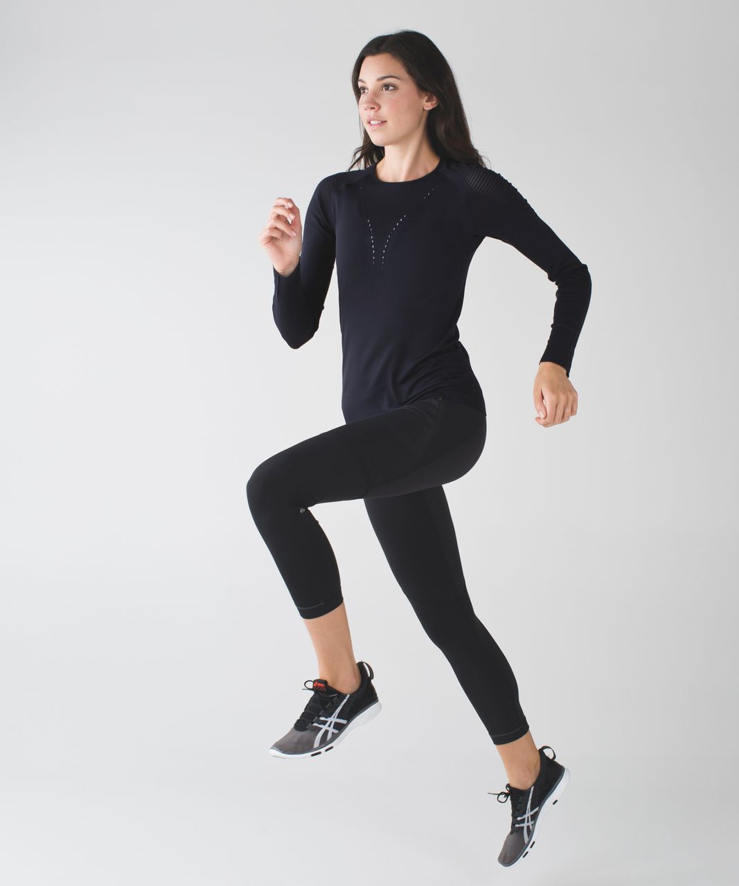 Lululemon Light Speed Long Sleeve - Naval Blue - lulu fanatics