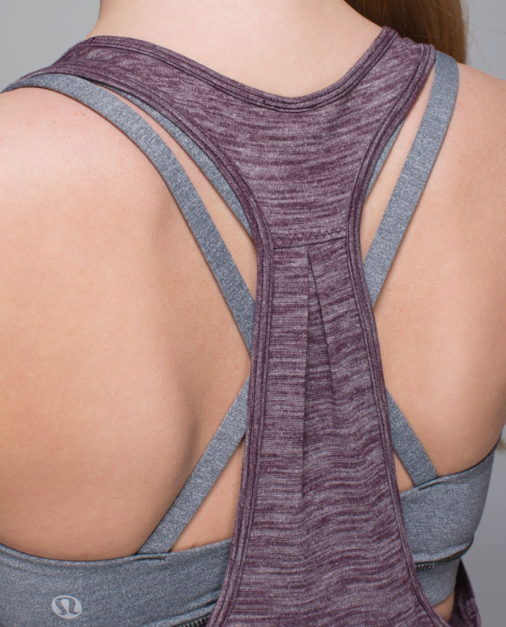 Lululemon 105 F Singlet - Heathered Black Cherry (First Release)