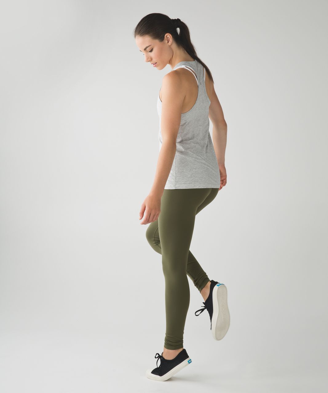 Lululemon Wunder Under Pant *Full-On Luon - Fatigue Green - lulu fanatics