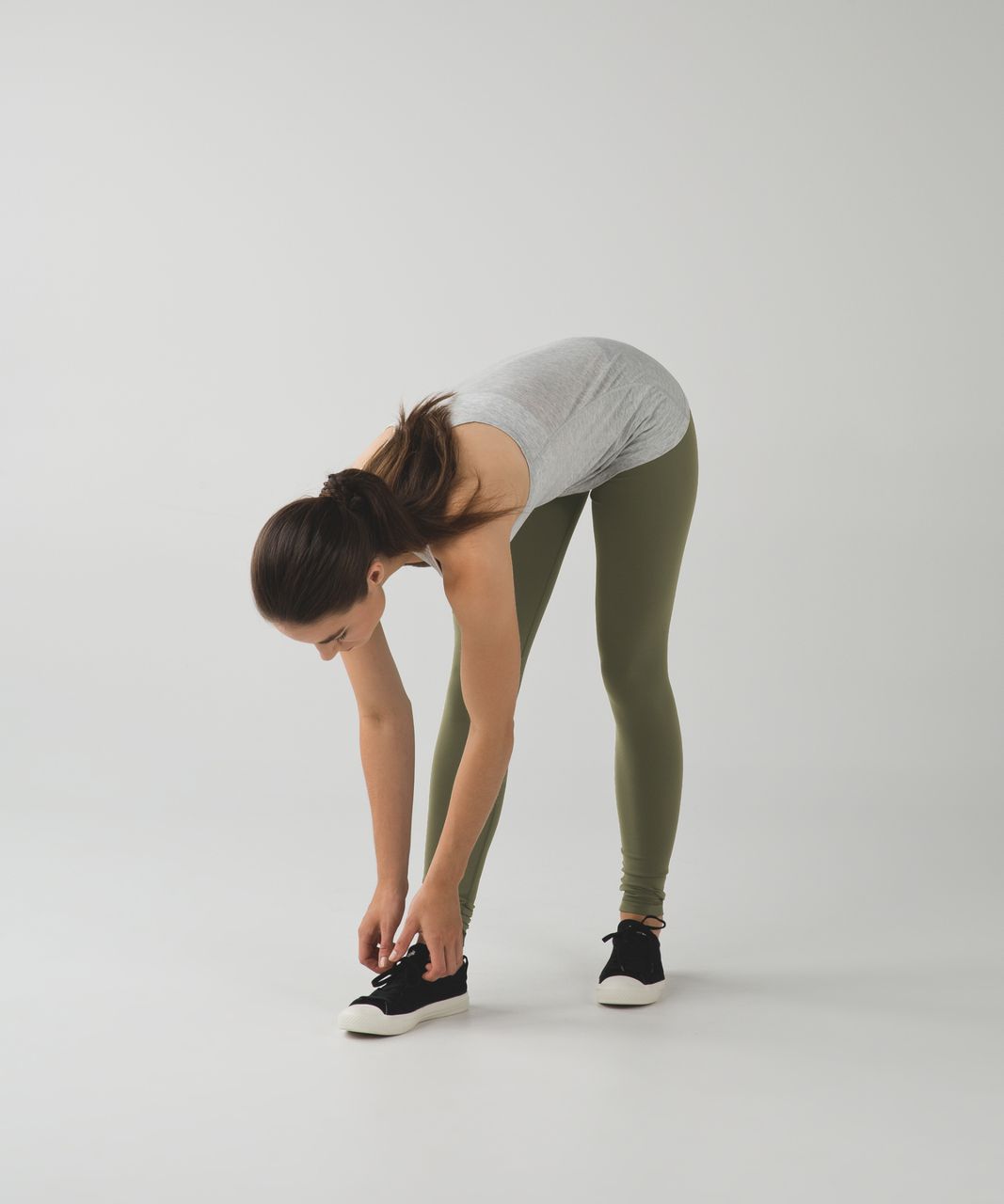 Lululemon Wunder Under Pant *Full-On Luon - Fatigue Green