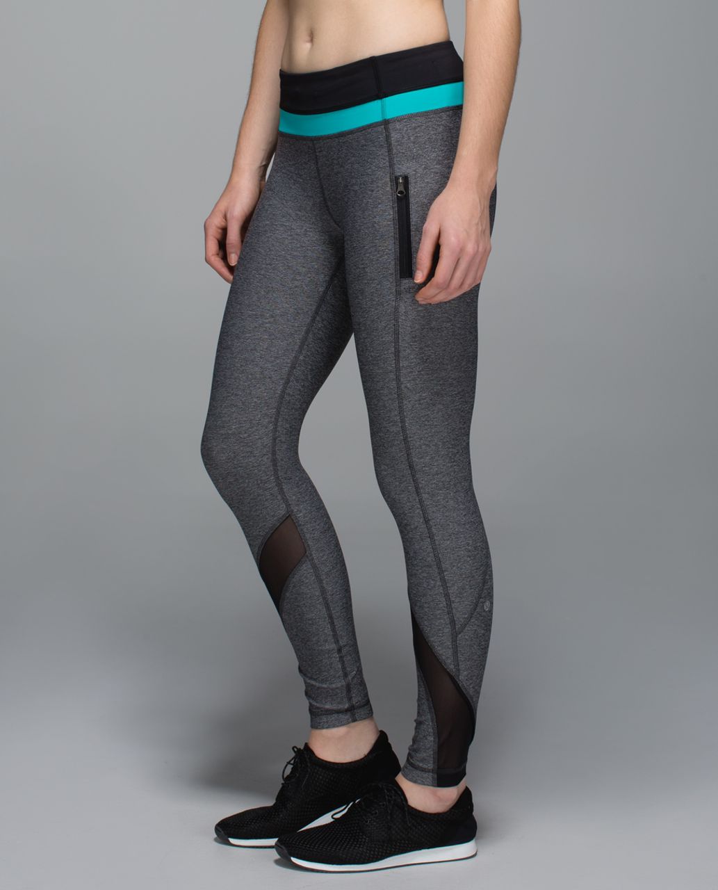 Lululemon athletica Multicolor Mesh Details Inspire Tight II Leggings Size 6