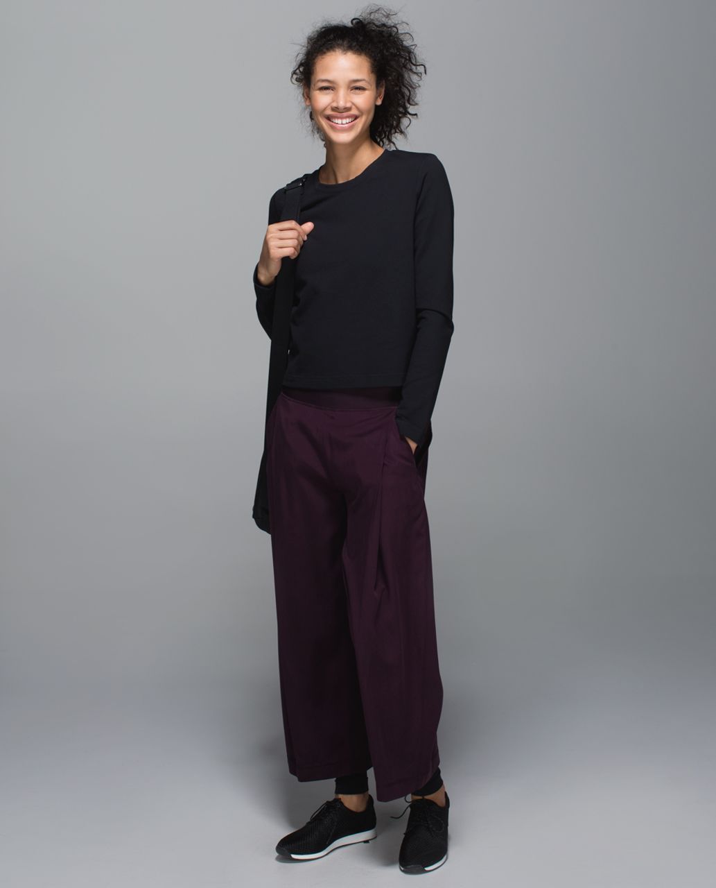 Lululemon Tranquility Pant - Black Cherry