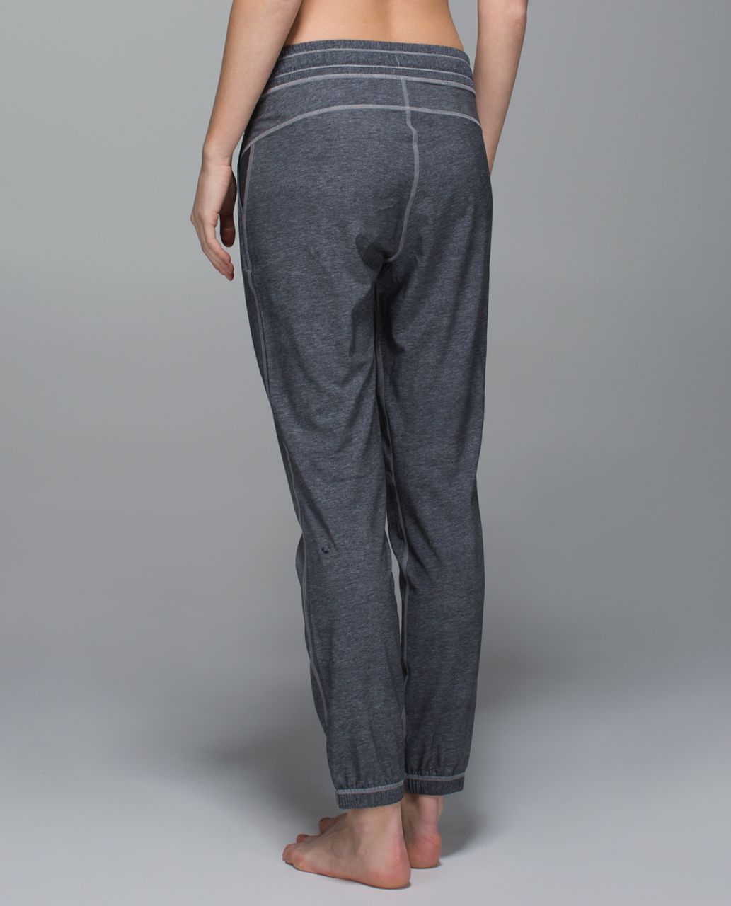 Lululemon Namaskar Pant II - Heathered Texture Printed Greyt Deep Coal