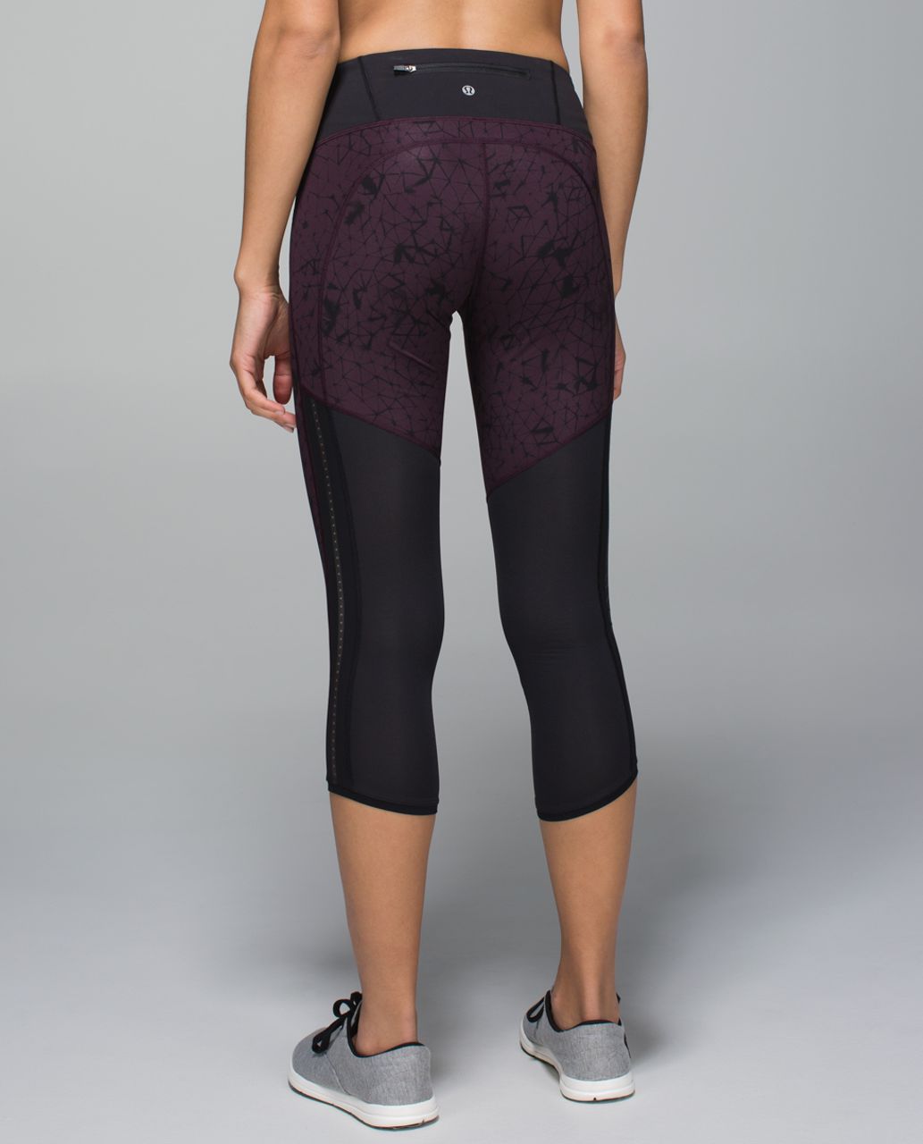 Lululemon Cut The Crop - Wee Stripe Black / Black - lulu fanatics