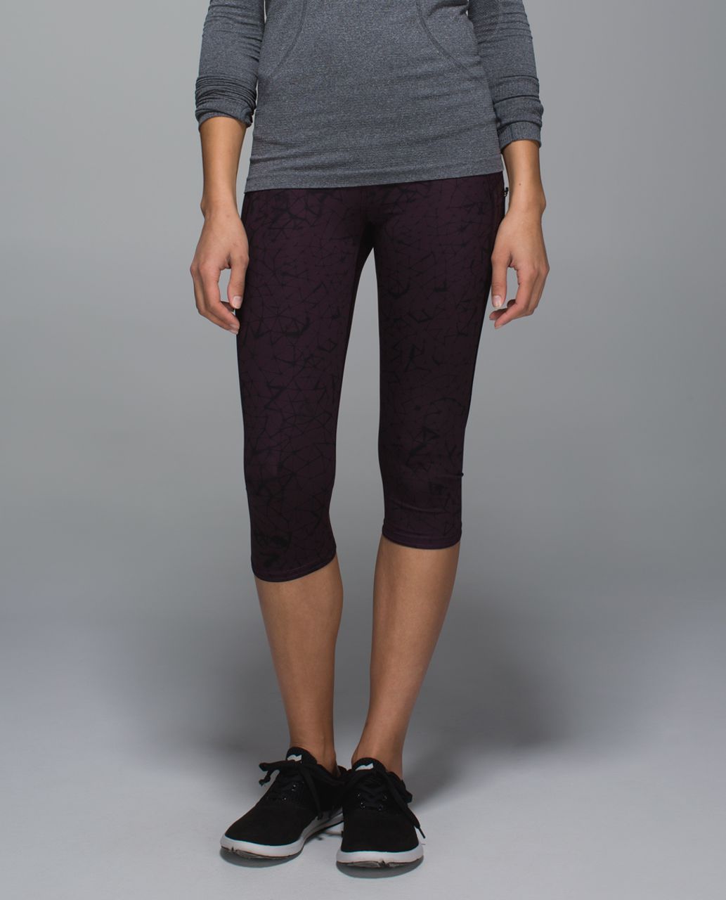 Lululemon Run: Top Speed Crop *Full-On Luxtreme - Star Crushed 