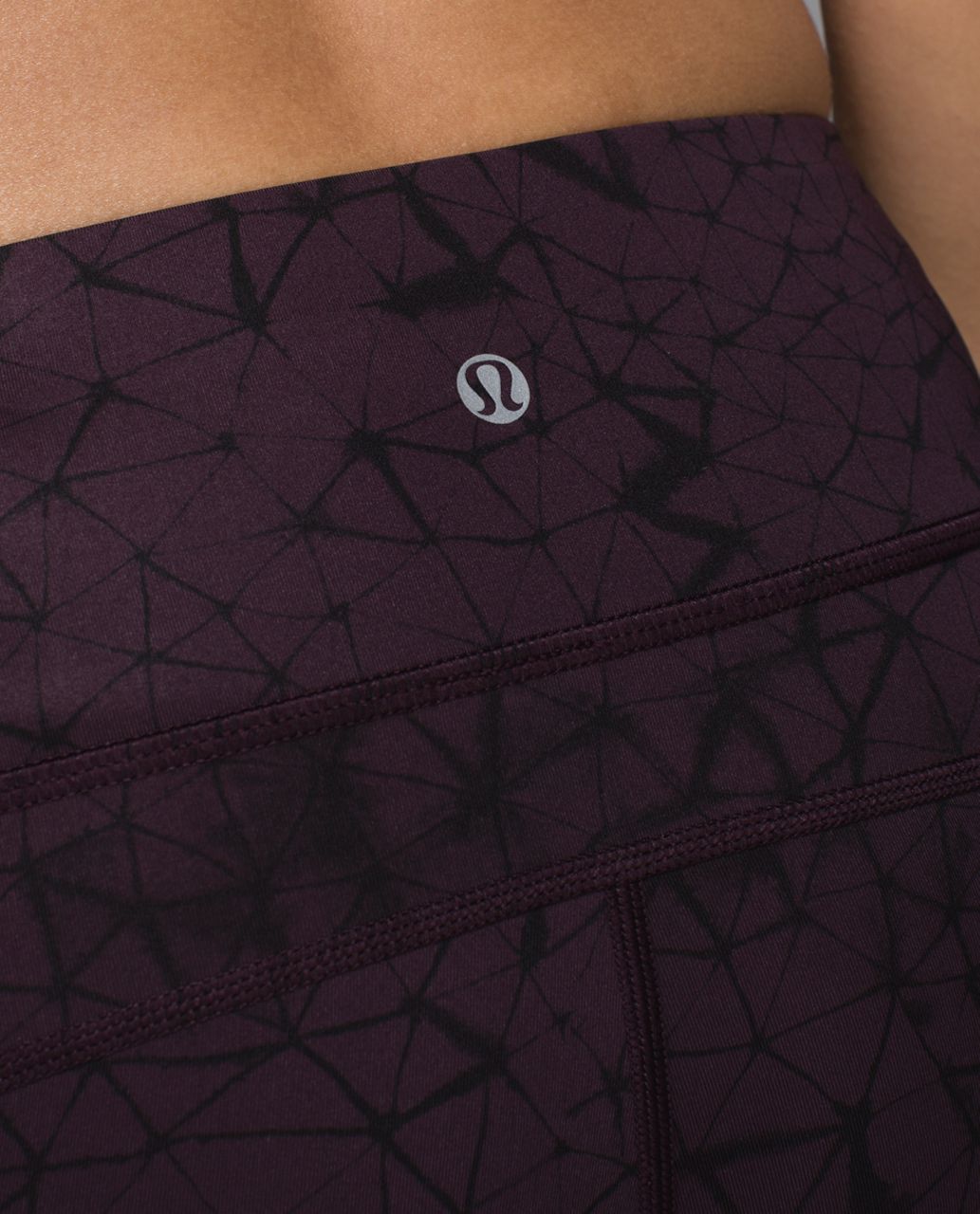 Lululemon Run:  Top Speed Crop *Full-On Luxtreme - Star Crushed Black Cherry Black