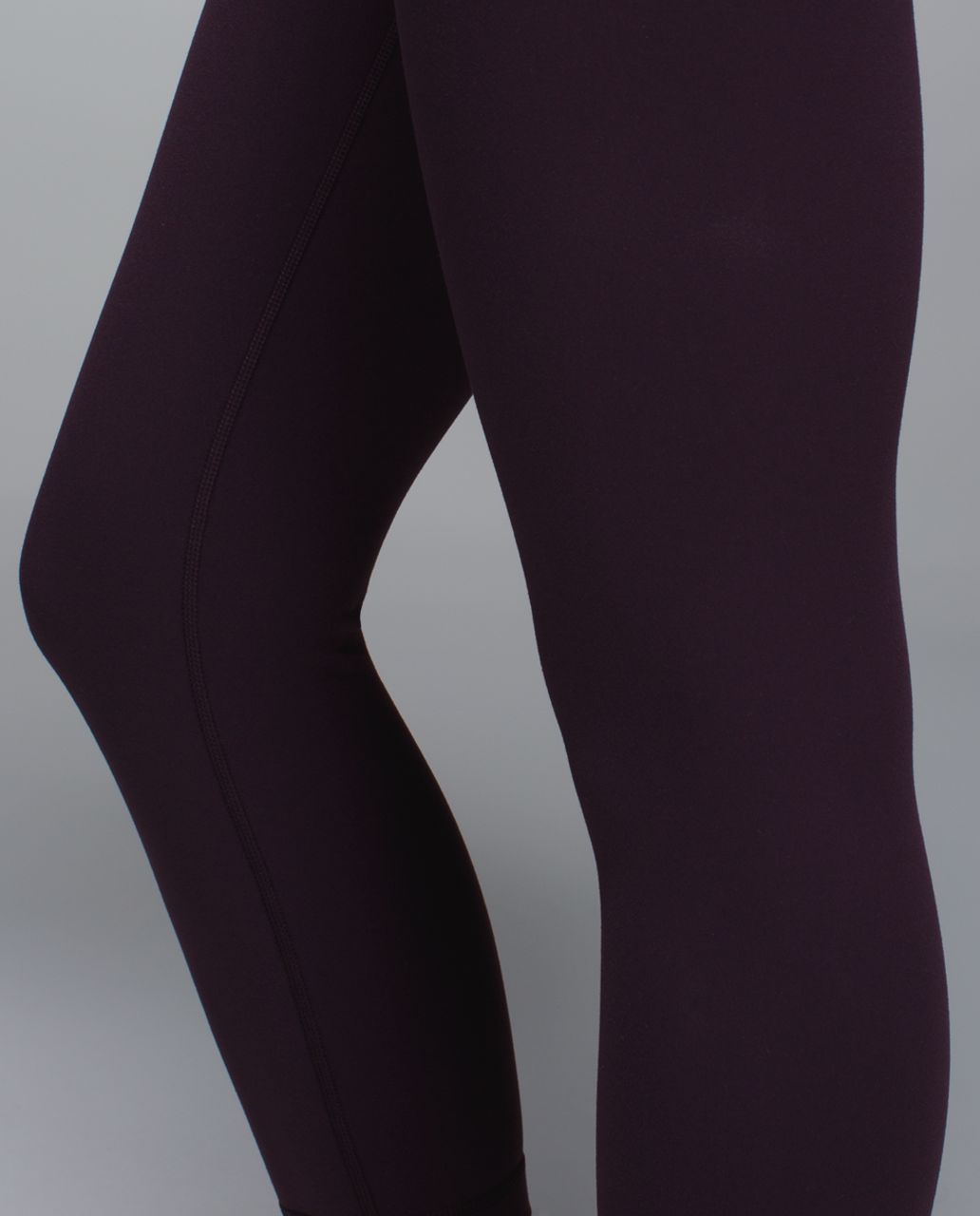 Lululemon Wunder Under Crop II *Full-On Luon - Black Cherry