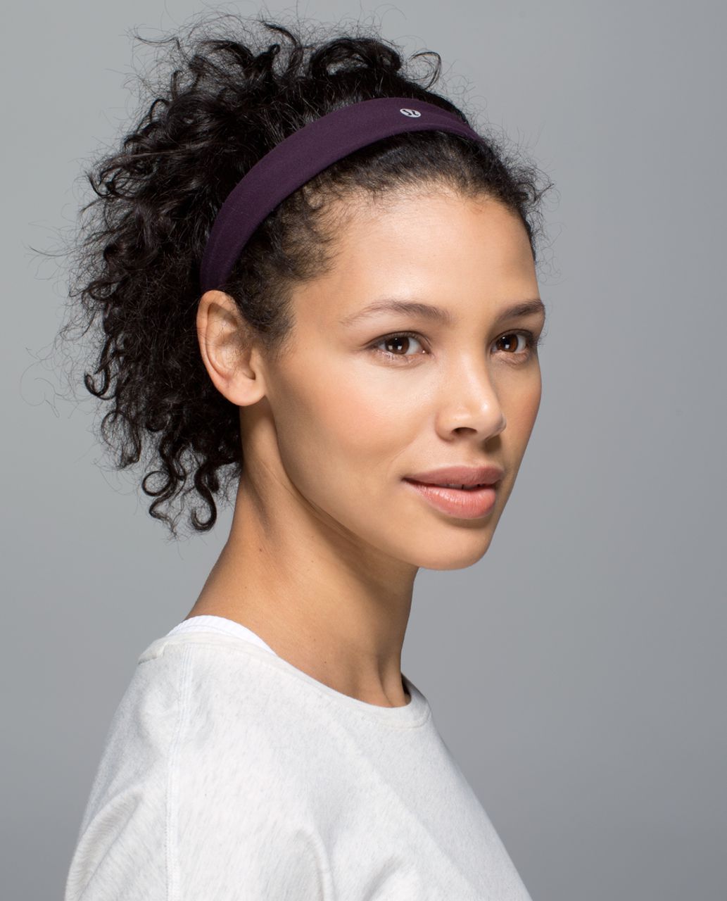 Lululemon Skinny Fly Away Tamer Headband - Black Cherry