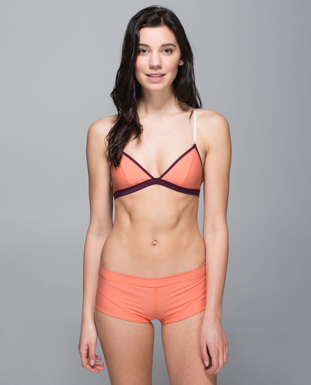 Lululemon Water:  Surf To Sand Triangle Top - Plum Peach / Plum / Butter Pink