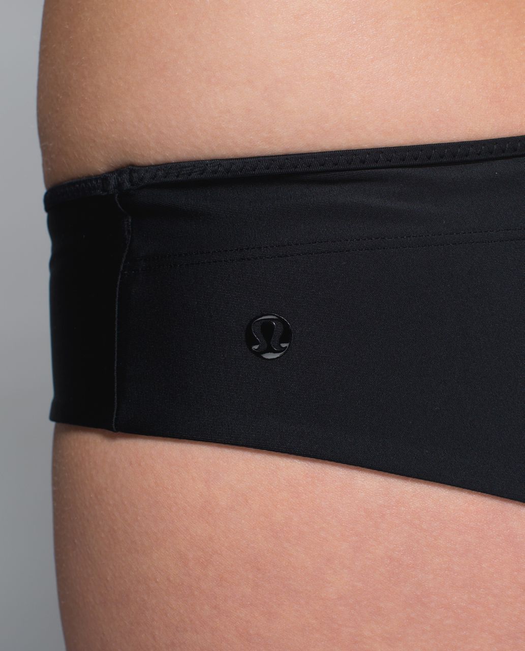 Lululemon Water:  Surf To Sand Cheeky - Black / Harbor Blue