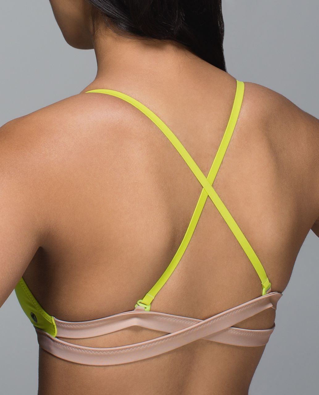 Lululemon Water:  Surf To Sand Triangle Top - Lemon Lime / Naked