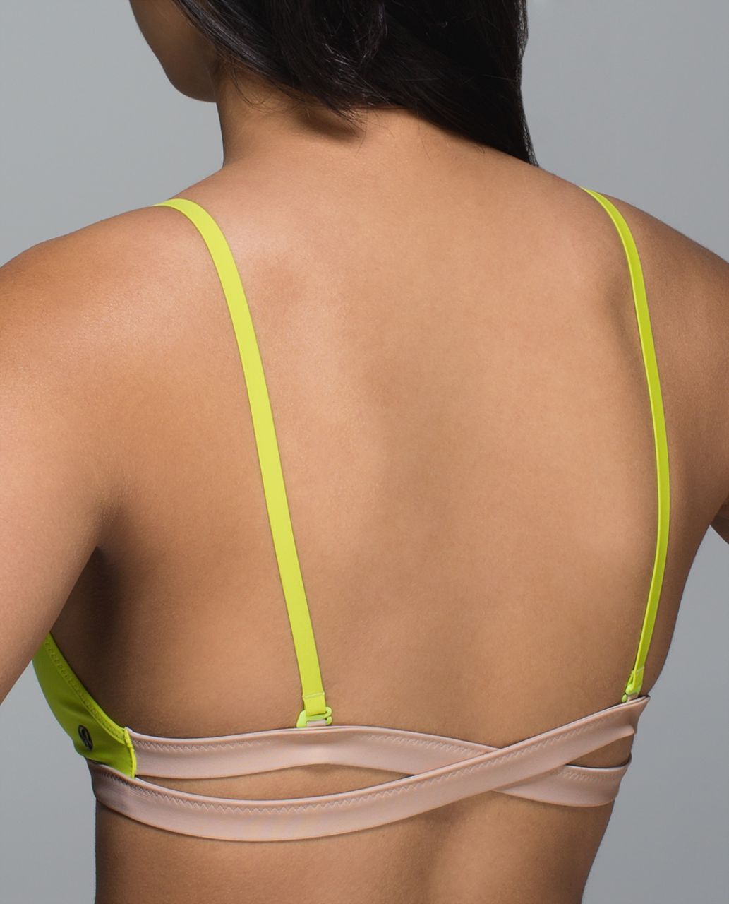 Lululemon Water:  Surf To Sand Triangle Top - Lemon Lime / Naked